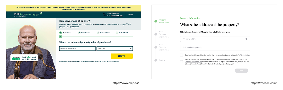 Competitors Analysis - Reverse Mortgage Calculator
